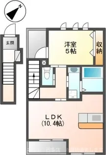 LUNAI SAKURAI【2階】の間取り