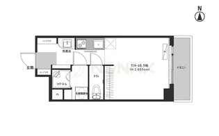 ライオンズマンション天神橋【4階】の間取り