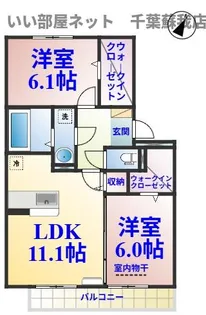 グラマードマレVIIB【2階】の間取り