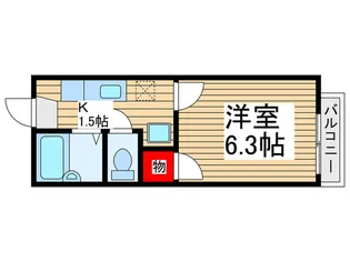 ハイツサリュ-ト【2階】の間取り