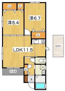 神奈川県小田原市小台【一戸建】の間取り