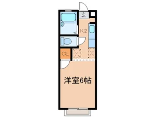 ハイツカレン【1階】の間取り