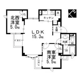 愛知県名古屋市千種区堀割町1【マンション】の間取り