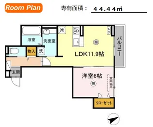 Premier矢賀【3階】の間取り