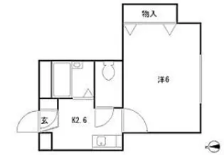 東京都大田区大森北5【マンション】の間取り