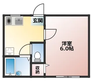 汐美コーポ【2階】の間取り