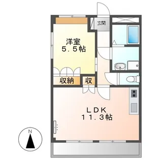 スウィートベル【1階】の間取り