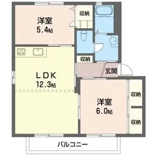 サニーテラス・ミヤIII【2階】の間取り