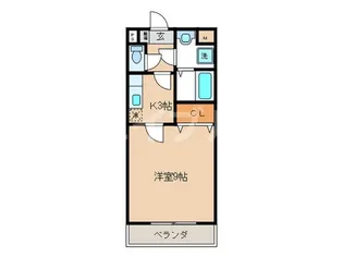 ヴィラコートはなみづき【3階】の間取り