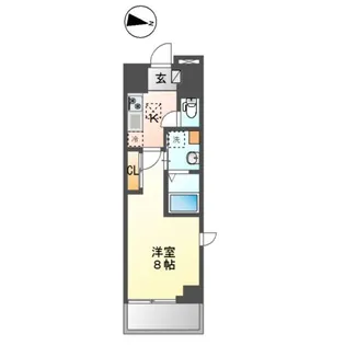 ベラビスタ木場【1階】の間取り