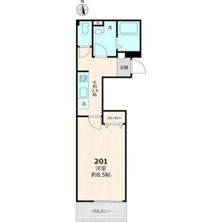 FICASA菖蒲園【2階】の間取り