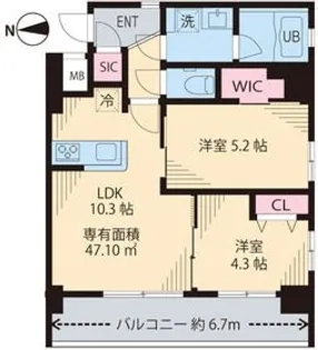 Mia Casa I【2階】の間取り