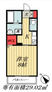 千葉県市川市平田2【アパート】の間取り
