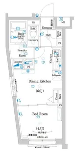 ラフィスタ二子玉川【1階】の間取り