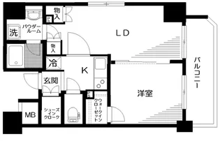 日神デュオステージ中野坂上NEXT【7階】の間取り