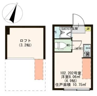 CERESIA池袋West【2階】の間取り