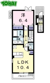 ベルシエロ C【2階】の間取り