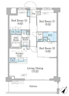 NIIYA平和台【4階】の間取り