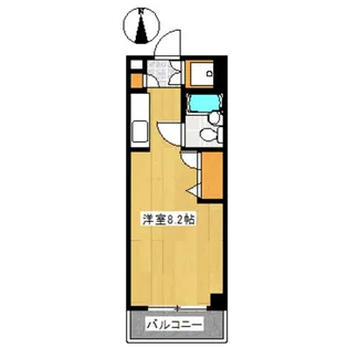 レジデンスイズモ【1階】の間取り