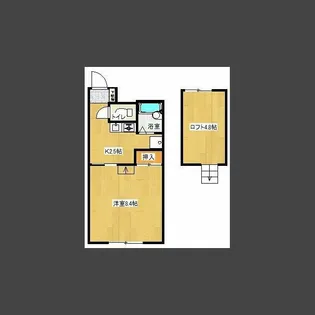ウッドワン1番館【2階】の間取り