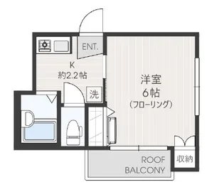 メゾンケイピット【3階】の間取り
