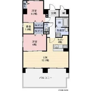 サミット栗田中央【4階】の間取り