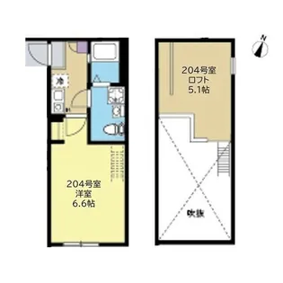 C.B.Grey東林間【2階】の間取り