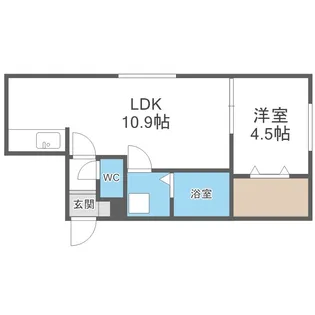 ユーゴーズS5【3階】の間取り