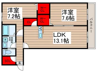 ハイセンチュリー【3階】の間取り
