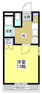 エスポワールI【3階】の間取り