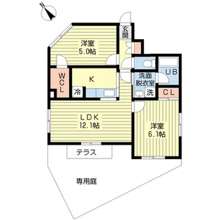 トーラス【1階】の間取り