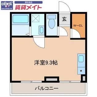 リヨン江戸橋【4階】の間取り