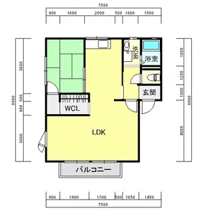 スイートム21【2階】の間取り