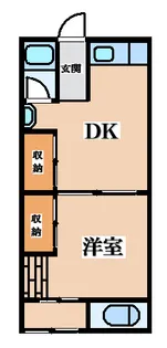ロイヤルハイツ東大阪【2階】の間取り