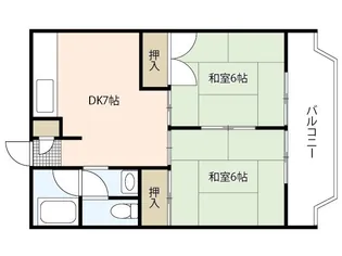 プルミエール高須【1階】の間取り