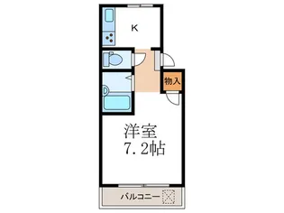 メゾネットKII【2階】の間取り