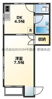 クレストコートB【1階】の間取り