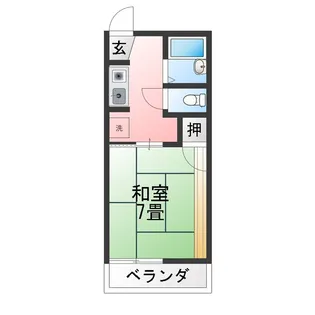 栄リバティ II【1階】の間取り