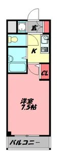 M’プラザ門真駅前【7階】の間取り