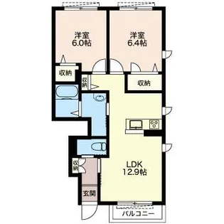 アザレアII【1階】の間取り