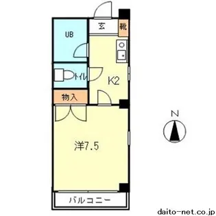 グランシエル【3階】の間取り