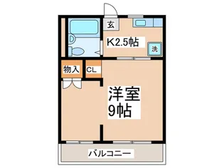 ハイム永山1【2階】の間取り