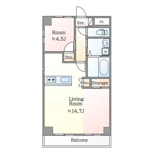 GREEN FOREST(グリーンフォレスト)【1階】の間取り