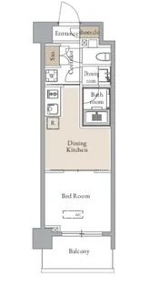 グランカーサ四谷【6階】の間取り