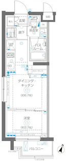 ZOOM蒲田EAST【5階】の間取り