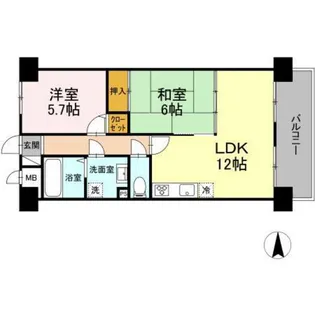 ネオハイツ池ノ台南【3階】の間取り