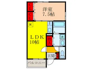 ブランシュ【1階】の間取り