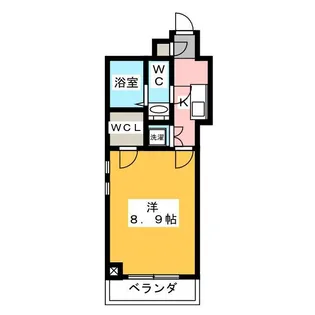 ゼルコバレジデンス【6階】の間取り