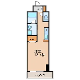 御幸レジデンス丸の内【11階】の間取り