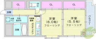 ロイヤルヒルズ泉中央【4階】の間取り